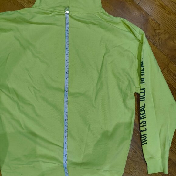TWLOHA- neon yellow hoodie- Hope is Real. Help Is Real, Your Story is Important - Picture 8 of 9